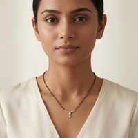 Glowing Mystique Diamond Mangalsutra by SVADEZI