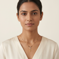 Celestial Petal Diamond Mangalsutra by SVADEZI
