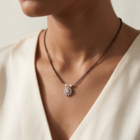 Ethereal Spell Diamond Mangalsutra by SVADEZI