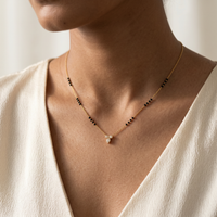 Opulent Whisper Diamond Mangalsutra by SVADEZI