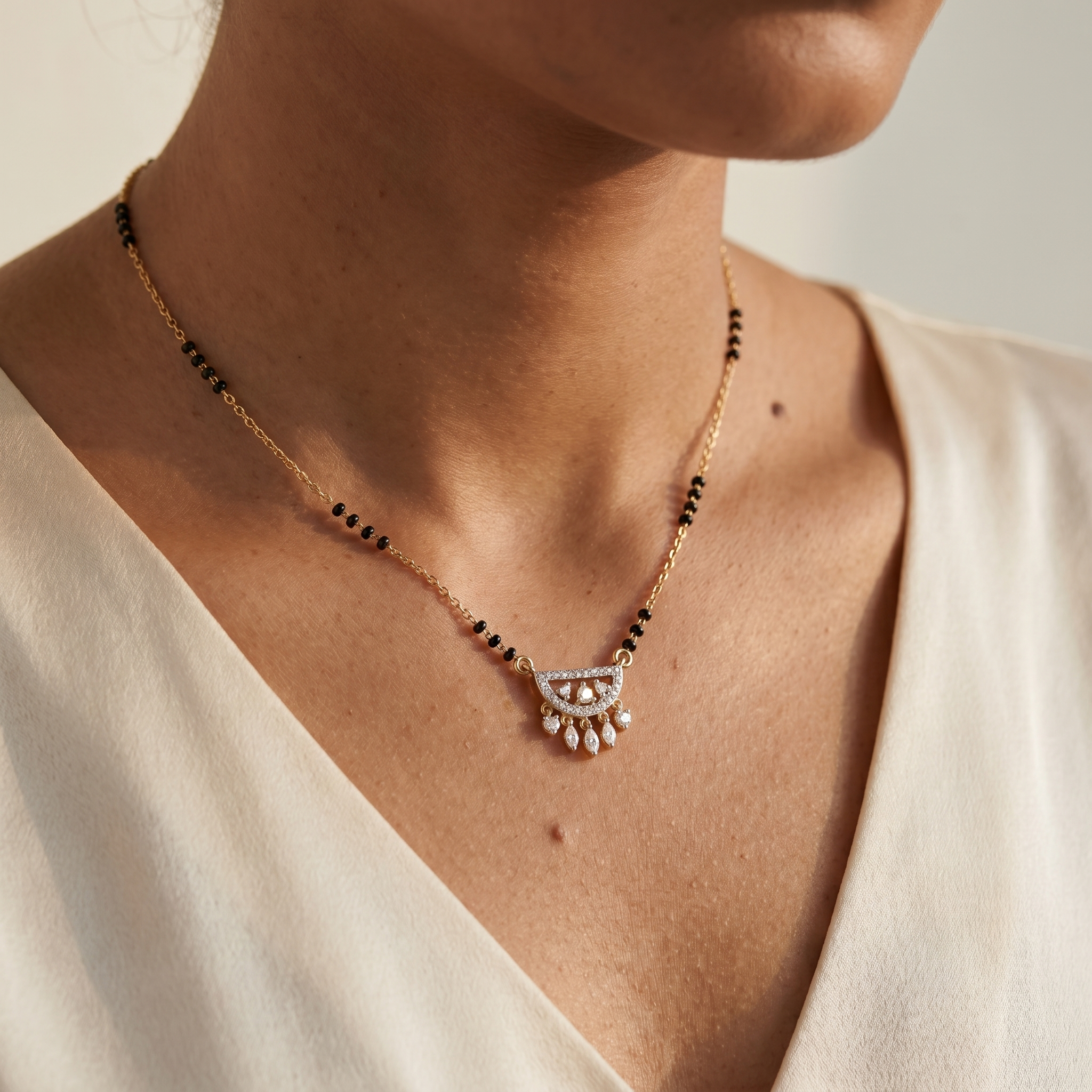 Eternal Mystique Diamond Mangalsutra by SVADEZI