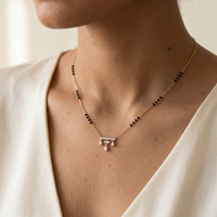 Cascading Vision Diamond Mangalsutra by SVADEZI