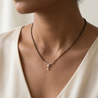 Glowing Mystique Diamond Mangalsutra by SVADEZI