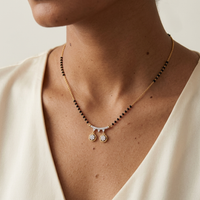 Glistening Spell Diamond Mangalsutra by SVADEZI