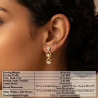 Divine Sonata Diamond Earrings by SVADEZI