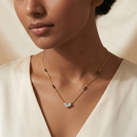 Sovereign Bloom Diamond Mangalsutra by SVADEZI