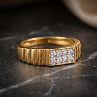 Imperial Halo Men's Diamond Ring by SVADEZI