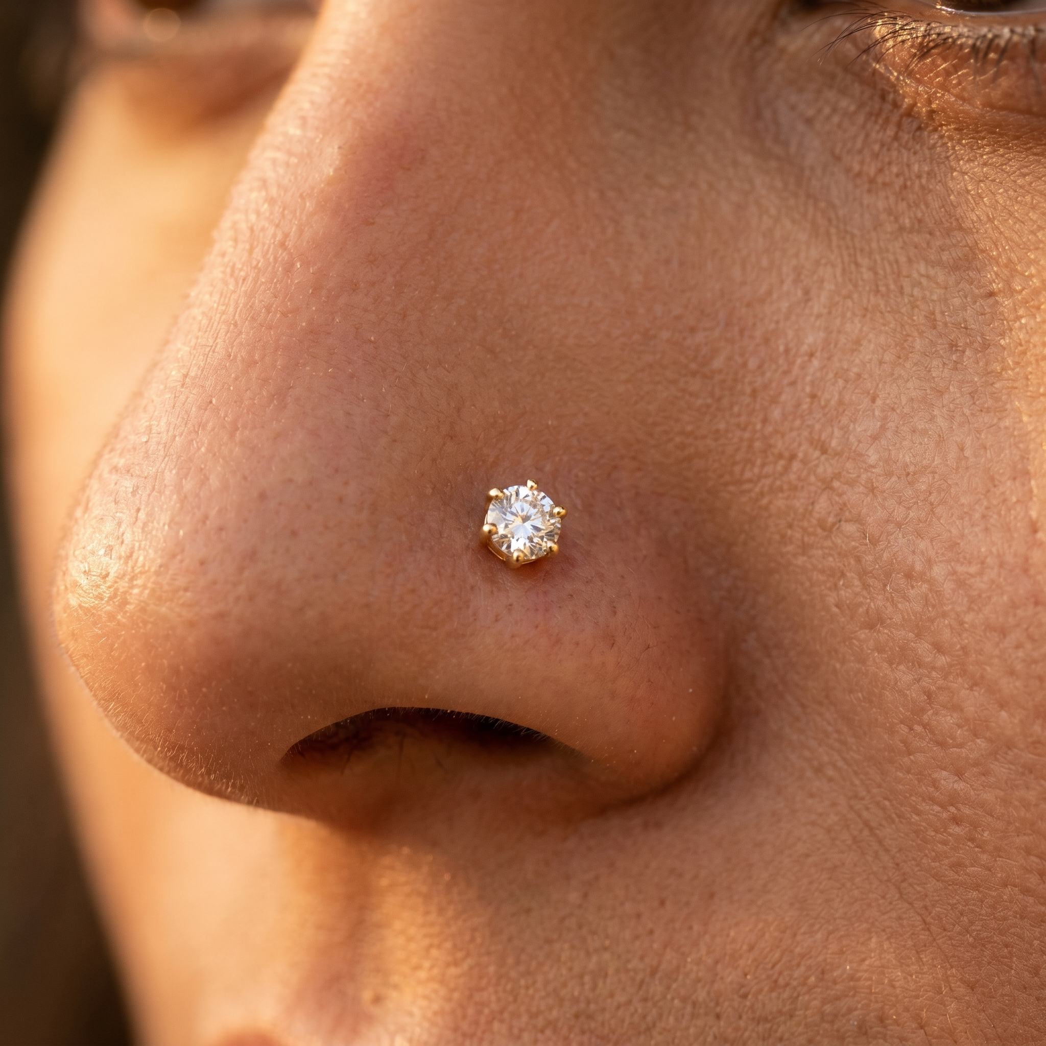Mystic Dream Diamond Nose Pin by SVADEZI