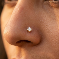 Mystic Dream Diamond Nose Pin by SVADEZI