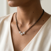 Sparkling Radiance Diamond Mangalsutra by SVADEZI