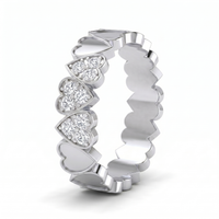 Lustrous Allure Diamond Ring by SVADEZI - rhodium