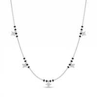 Heavenly Legacy Diamond Mangalsutra by SVADEZI - rhodium