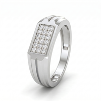 Pristine Reverie Diamond Ring by SVADEZI - rhodium