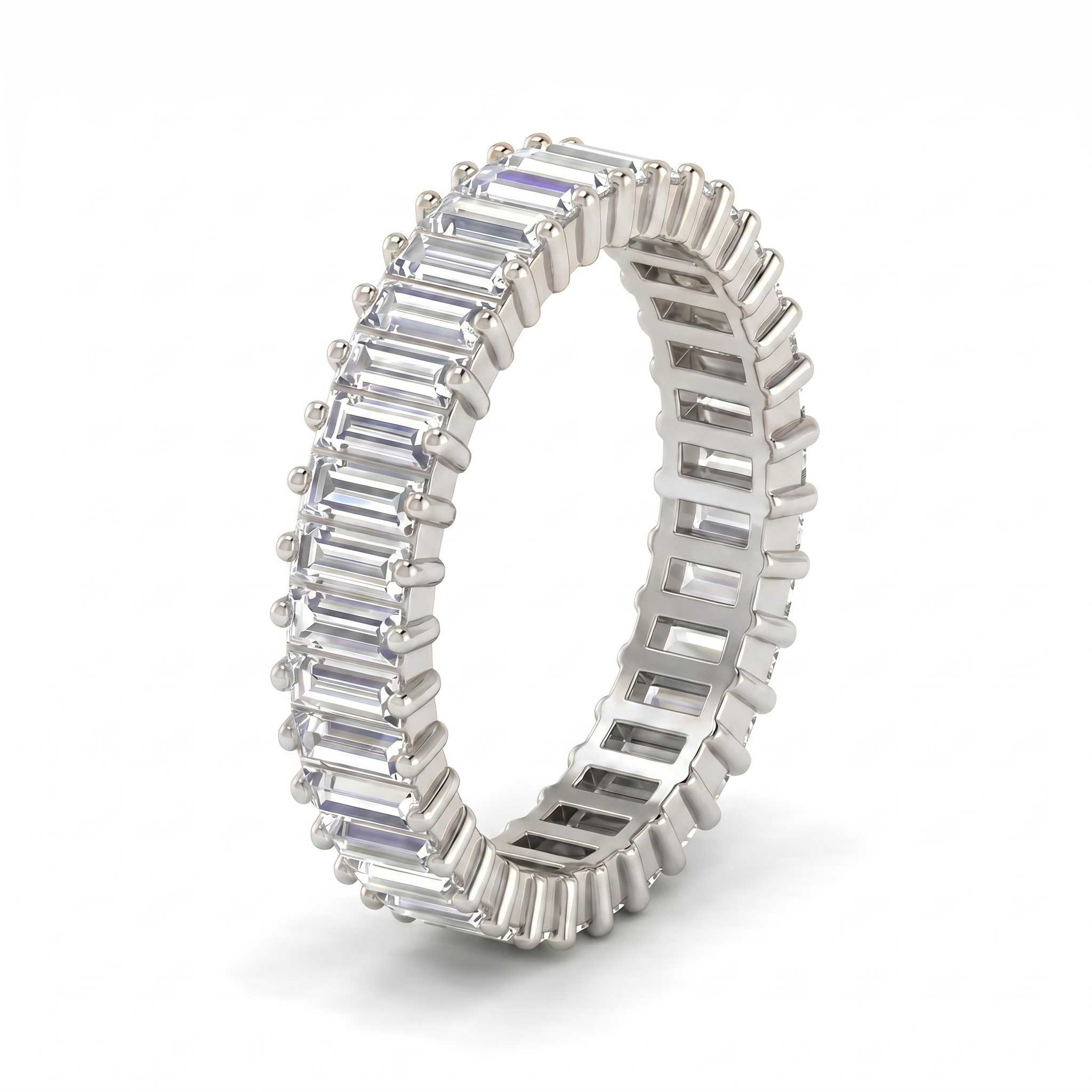 Crowned Whisper Diamond Ring by SVADEZI - rhodium