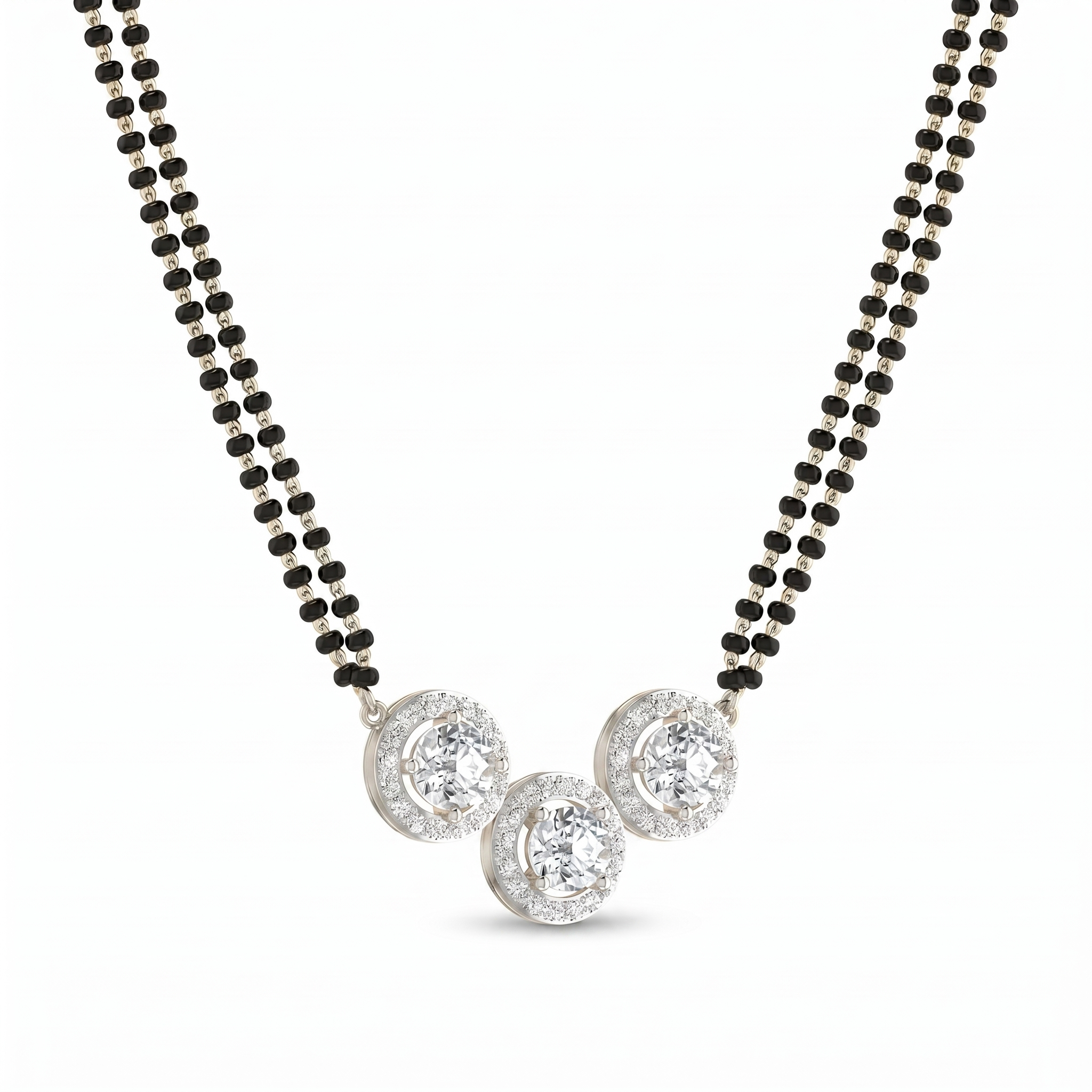 Sovereign Symphony Diamond Mangalsutra by SVADEZI