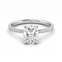 Imperial Reverie Diamond Ring by SVADEZI - rhodium