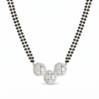 Sparkling Radiance Diamond Mangalsutra by SVADEZI
