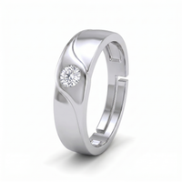 Aureate Allure Diamond Ring by SVADEZI - rhodium