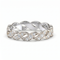 Radiant Symphony Diamond Ring by SVADEZI - rhodium