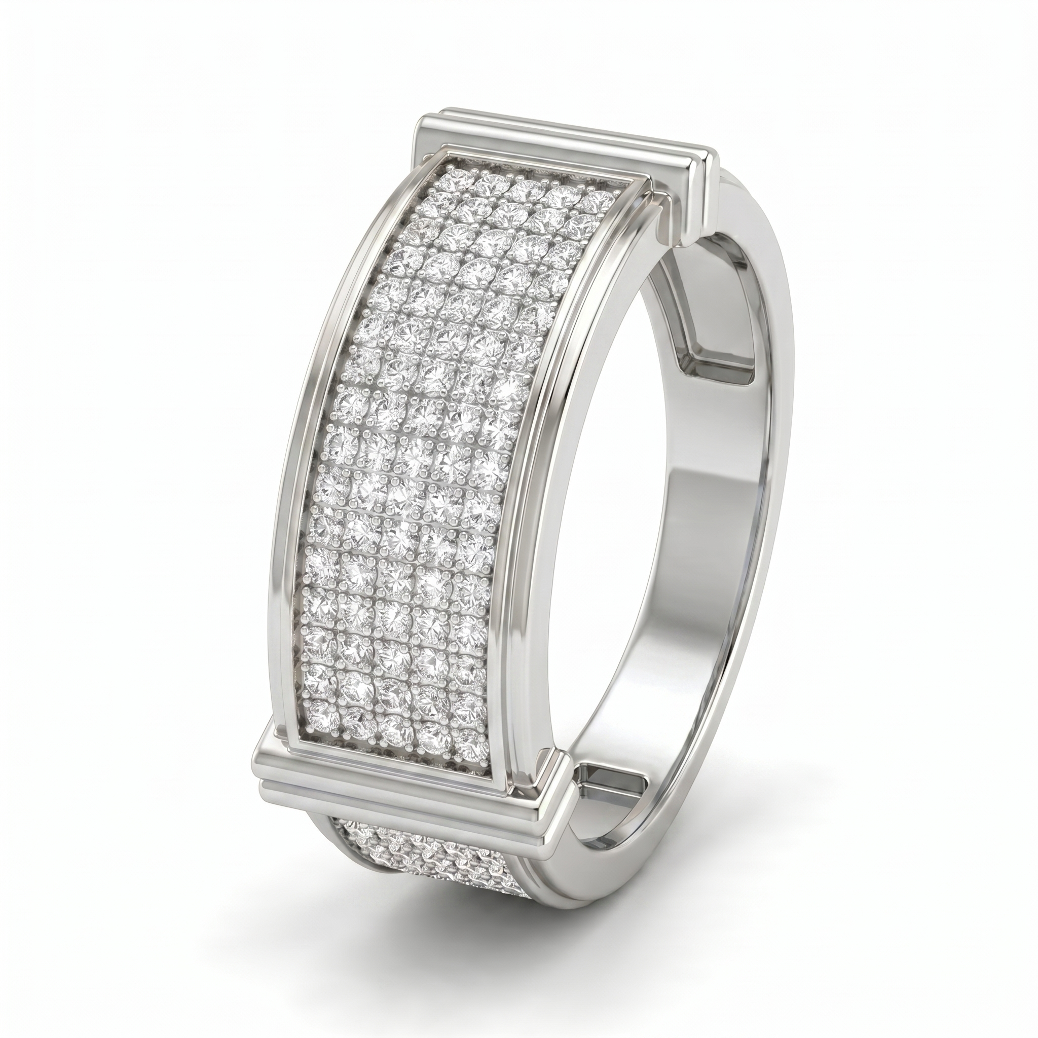 Pristine Allure Diamond Ring by SVADEZI - rhodium