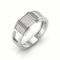 Majestic Allure Diamond Ring by SVADEZI - rhodium