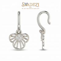 Mystic Elegance Diamond Earrings by SVADEZI - rhodium