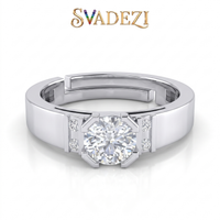 Regal Whisper Diamond Ring by SVADEZI - rhodium