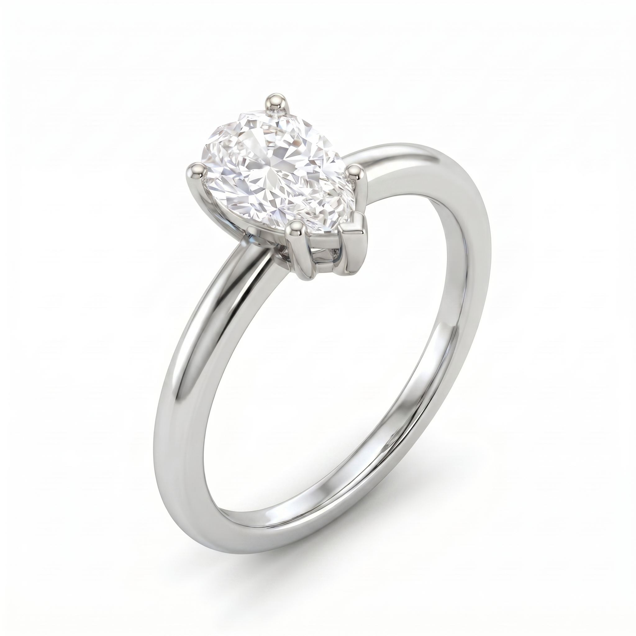 Sovereign Bliss Diamond Ring by SVADEZI - rhodium