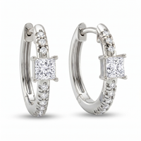 Sovereign Sonata Diamond Earrings by SVADEZI - rhodium