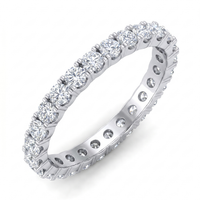 Opulent Glow Diamond Ring by SVADEZI - rhodium