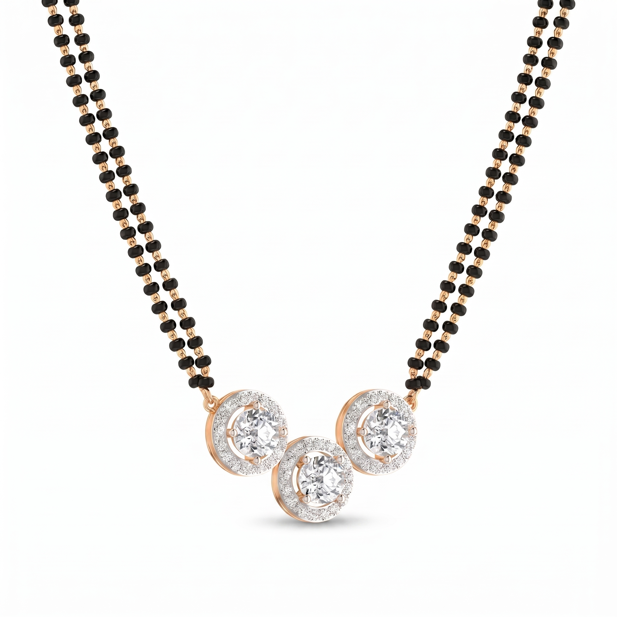 Sovereign Symphony Diamond Mangalsutra by SVADEZI