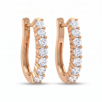 Velvet Ode Diamond Earrings by SVADEZI - rose