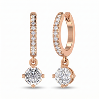 Sovereign Legacy Diamond Earrings by SVADEZI - rose