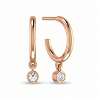 Resplendent Reverie Diamond Earrings by SVADEZI - rose