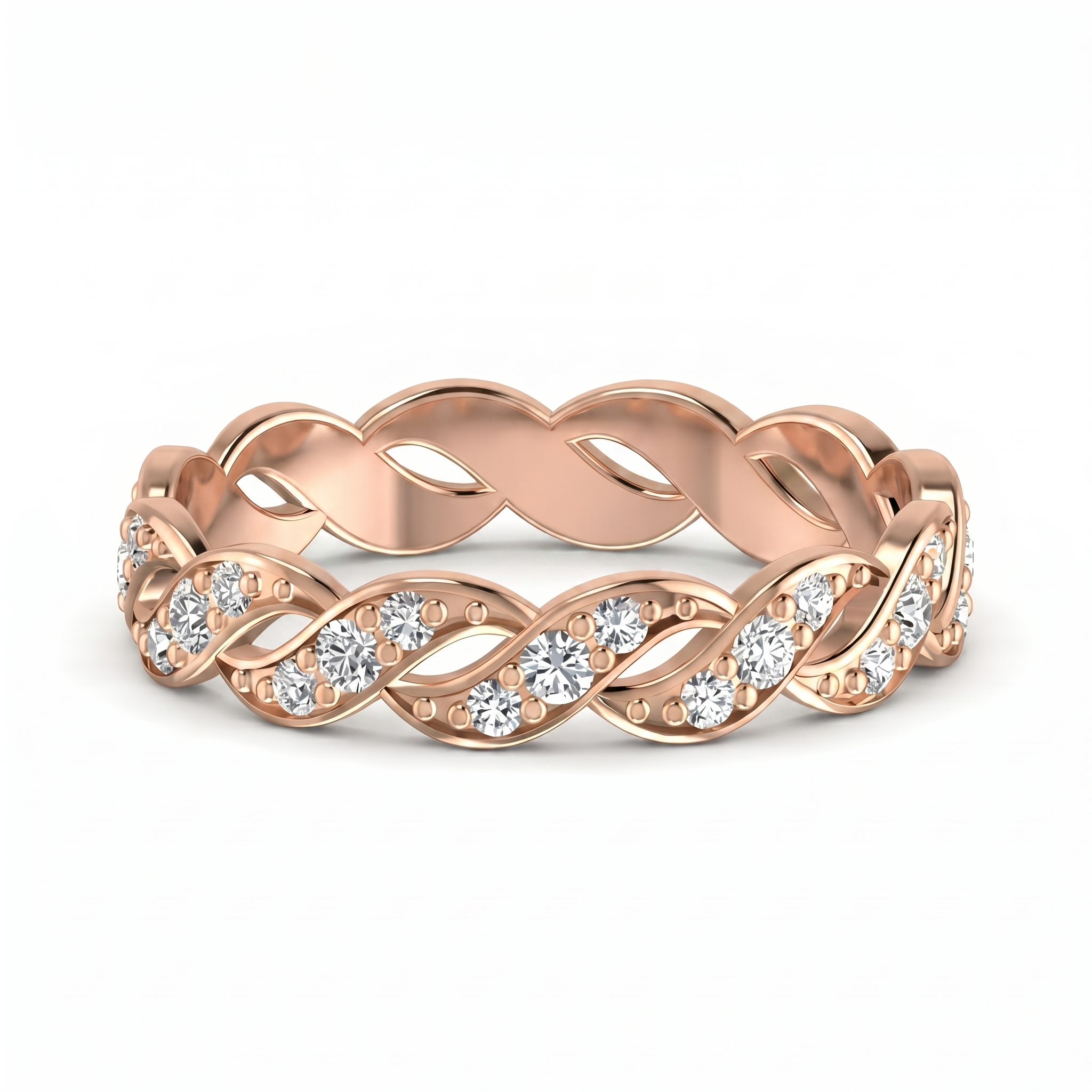 Radiant Symphony Diamond Ring by SVADEZI - rose