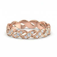 Radiant Symphony Diamond Ring by SVADEZI - rose