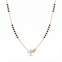 Ethereal Elegance Diamond Mangalsutra by SVADEZI - rose