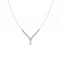 Pristine Brilliance Diamond Mangalsutra by SVADEZI - rose