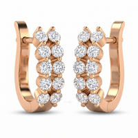 Regal Melody Diamond Earrings by SVADEZI - rose