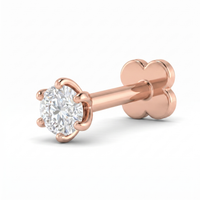 Mystic Dream Diamond Nose Pin by SVADEZI - rose