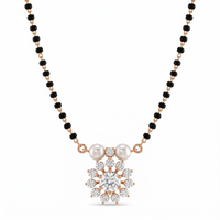 Ethereal Spell Diamond Mangalsutra by SVADEZI - rose