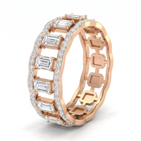 Opulent Whisper Diamond Ring by SVADEZI - rose