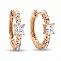 Sovereign Sonata Diamond Earrings by SVADEZI - rose