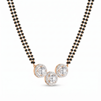 Sparkling Radiance Diamond Mangalsutra by SVADEZI