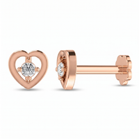 Mystic Heritage Diamond Nose Pin by SVADEZI - rose