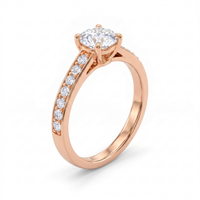 Sparkling Symphony Diamond Ring by SVADEZI - rose