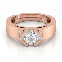 Regal Whisper Diamond Ring by SVADEZI - rose
