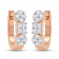 Tender Beauty Diamond Earrings by SVADEZI - rose