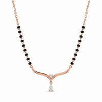 Majestic Harmony Diamond Mangalsutra by SVADEZI - rose