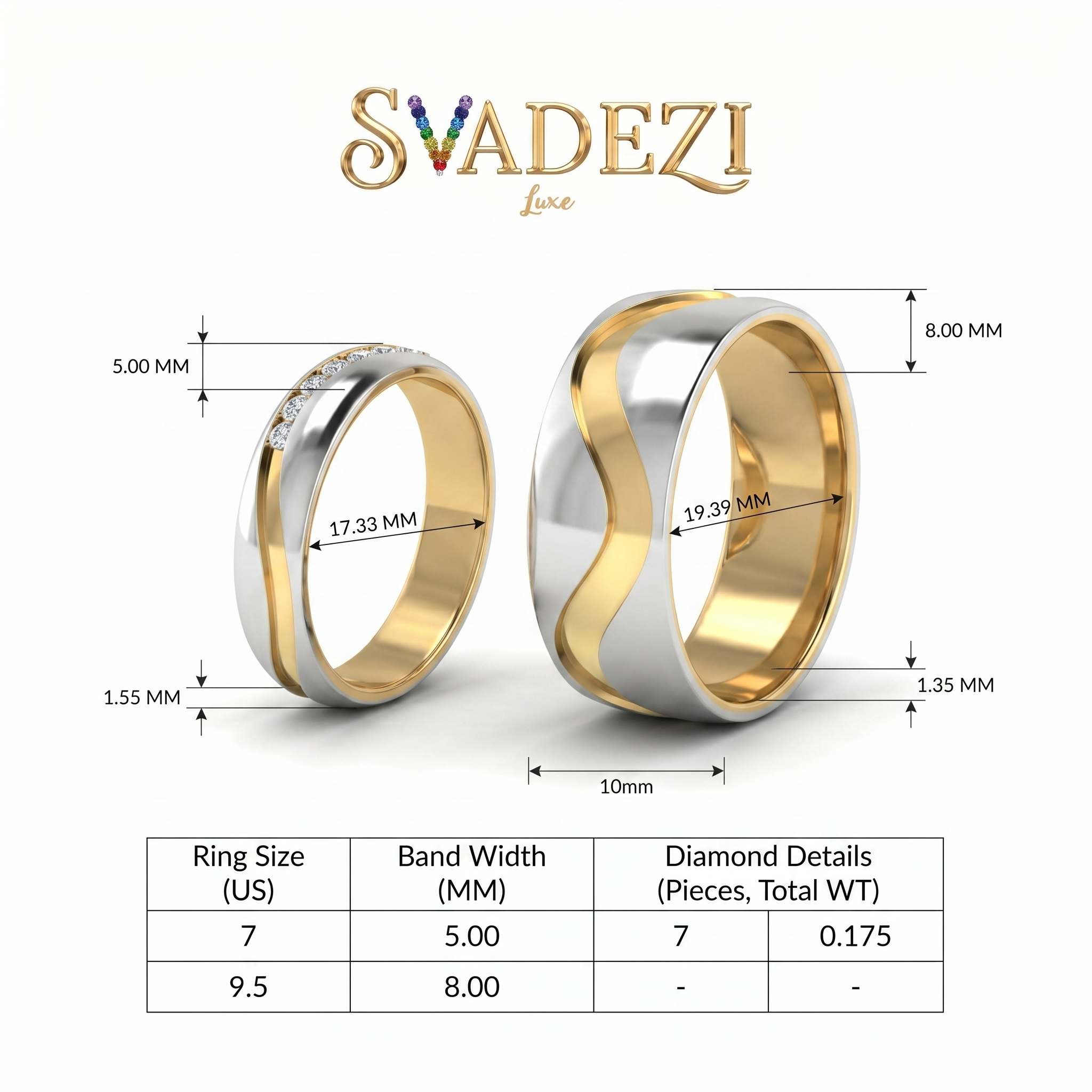 Regal Whisper Diamond Ring by SVADEZI